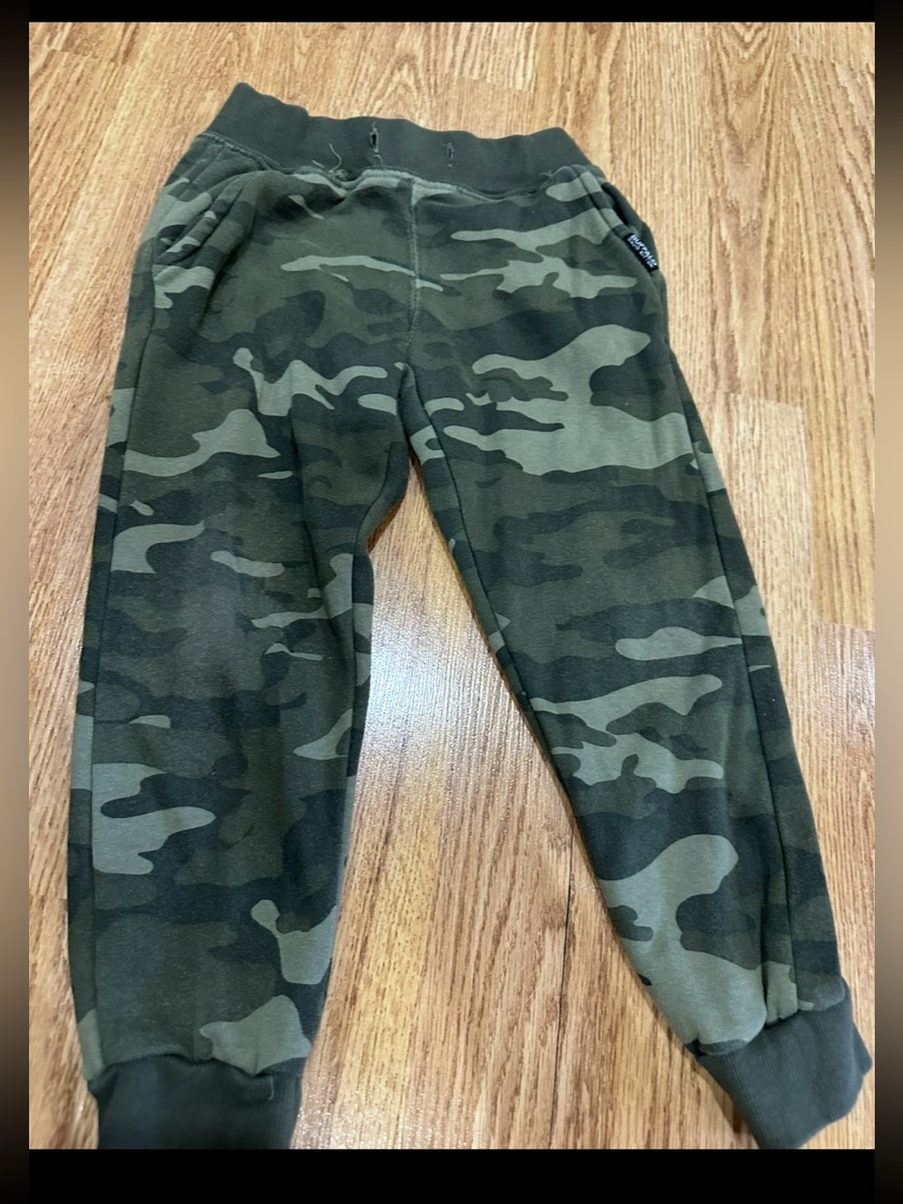 Buffalo David Bitton size 5 camo joggers pants bottoms kids boys